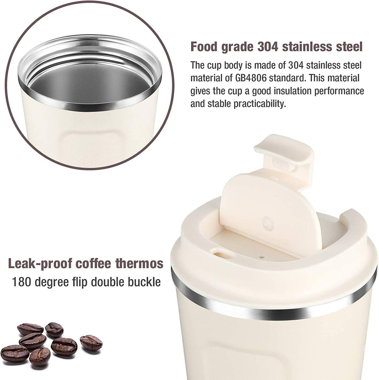 Stainless Steel Vacuum Insulated Coffee Mug