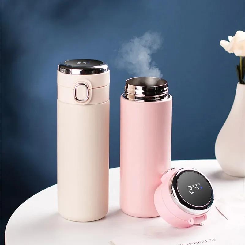 Stainless Steel Vacuum Travel Flasks Coffee , Smart Thermos Mug